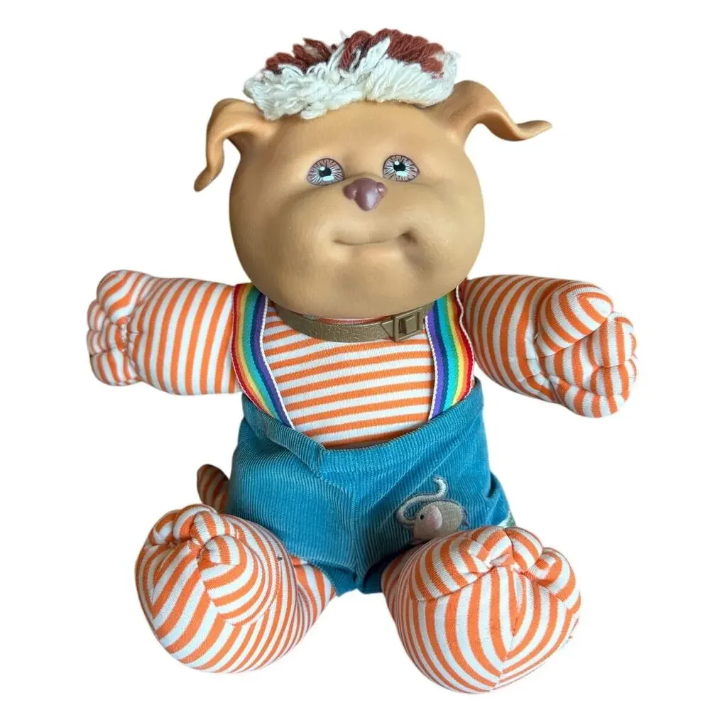 Vtg Cabbage Patch Koosas Boy Dog Doll Plush Nostalgic Collectable by Xavier '85 - Picture 1 of 11